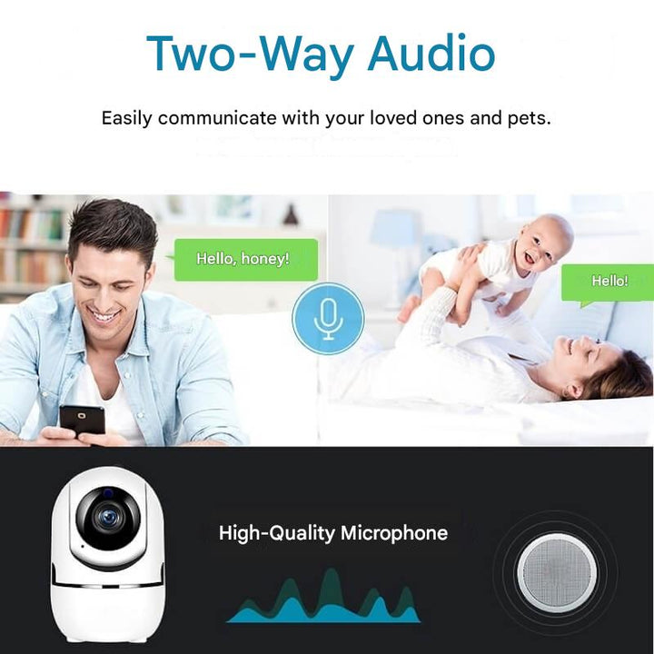 Rotating WiFi Indoor Camera – HomeView Mini-White-1-State of Style