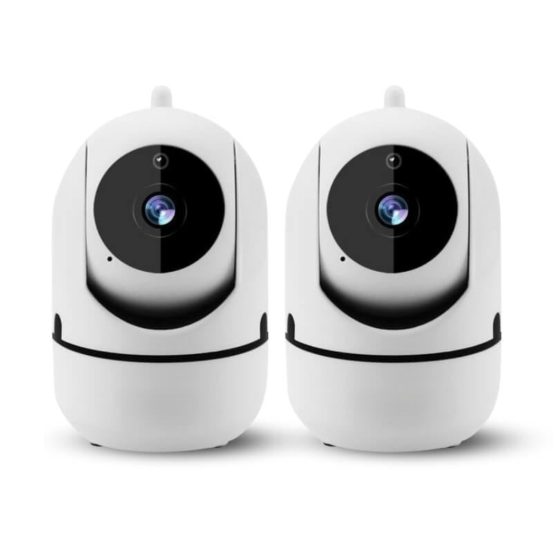 Rotating WiFi Indoor Camera – HomeView Mini-White-2 Pack-State of Style