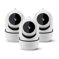 Rotating WiFi Indoor Camera – HomeView Mini-White-3 Pack-State of Style