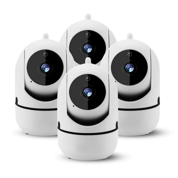 Rotating WiFi Indoor Camera – HomeView Mini-White-4 Pack-State of Style
