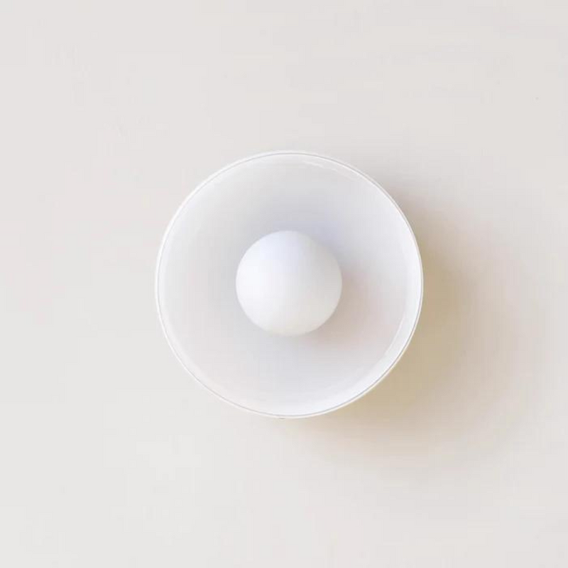 Round Ceiling Lamp with Stylish Functionality - LumiSphere-D25 × H15 cm-Orange-State of Style