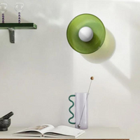 Round Ceiling Lamp with Stylish Functionality - LumiSphere-D25 × H15 cm-Orange-State of Style