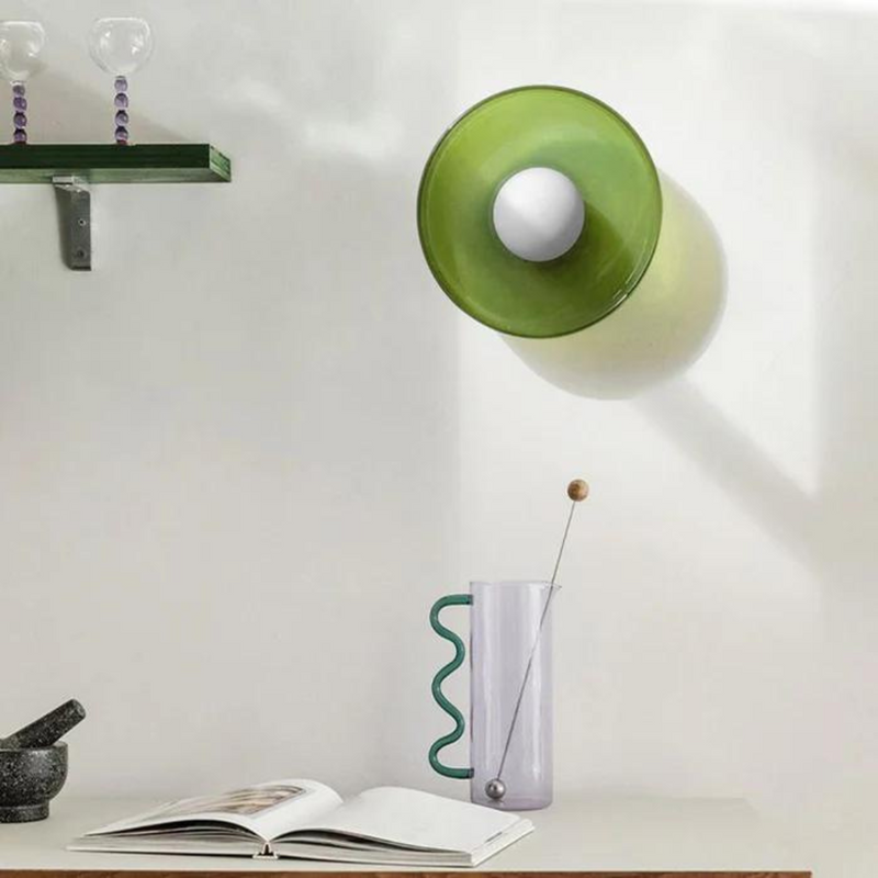 Round Ceiling Lamp with Stylish Functionality - LumiSphere-D25 × H15 cm-Orange-State of Style