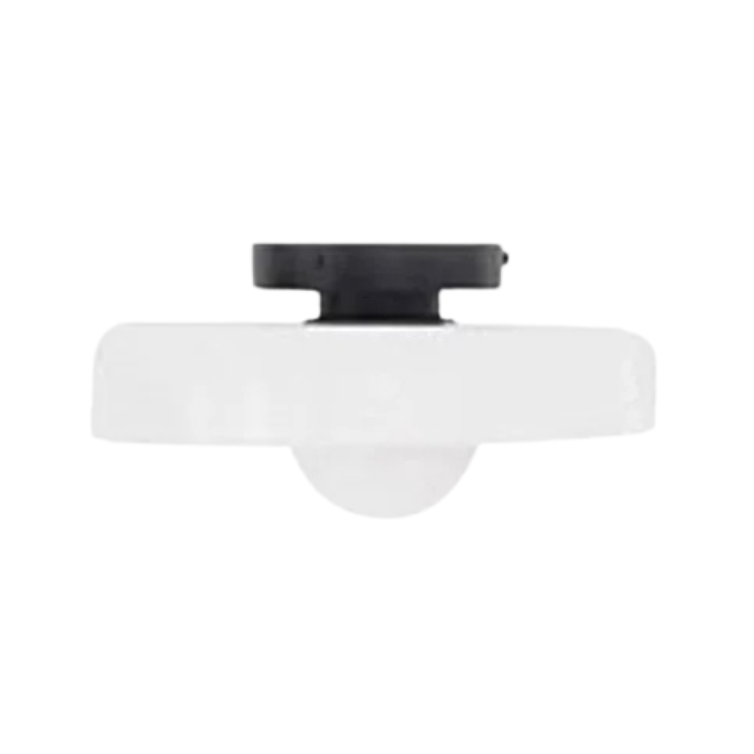 Round Ceiling Lamp with Stylish Functionality - LumiSphere-D25 × H15 cm-White-State of Style