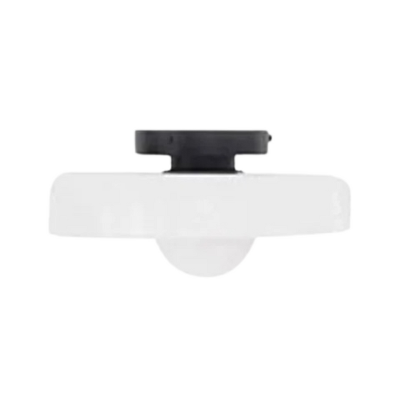 Round Ceiling Lamp with Stylish Functionality - LumiSphere-D25 × H15 cm-White-State of Style