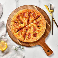 Round Cutting and Serving Board made of Acacia Wood - Sienna-State of Style