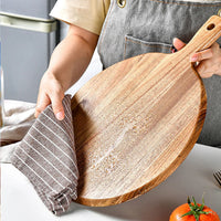 Round Cutting and Serving Board made of Acacia Wood - Sienna-State of Style
