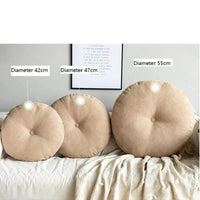 Round Meditation and Yoga Cushion - ZenCushion-Blue-42.03 cm-State of Style