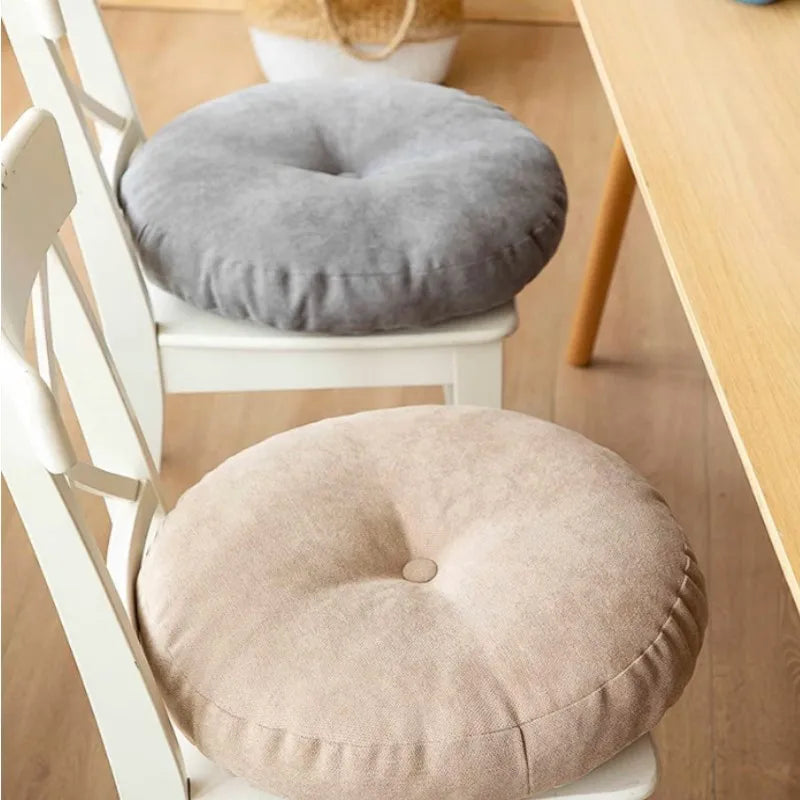 Round Meditation and Yoga Cushion - ZenCushion-Blue-42.03 cm-State of Style