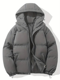 Ruben Comfortable Men's Winter Jacket-Dark Grey-M-State of Style