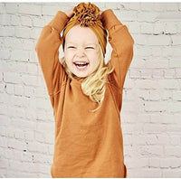 Soft baby turban hat with ruffles – Autumn Magic CuddleShine (Buy One Get One Free)