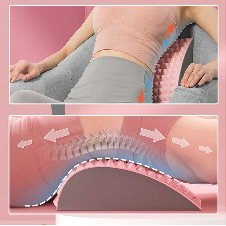 Rug stretcher for Relaxation and Better Posture - BackEase-Pink-State of Style