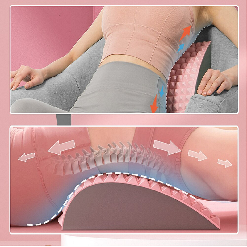 Rug stretcher for Relaxation and Better Posture - BackEase-Pink-State of Style