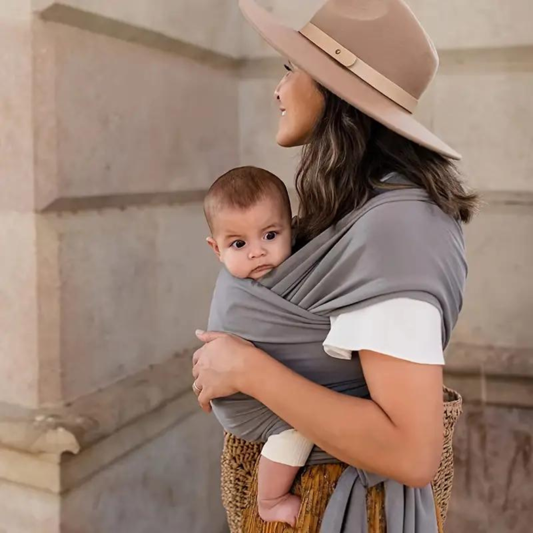 Rug-Supporting Baby Carrier - CuddleWrap-Taupe Grey-State of Style