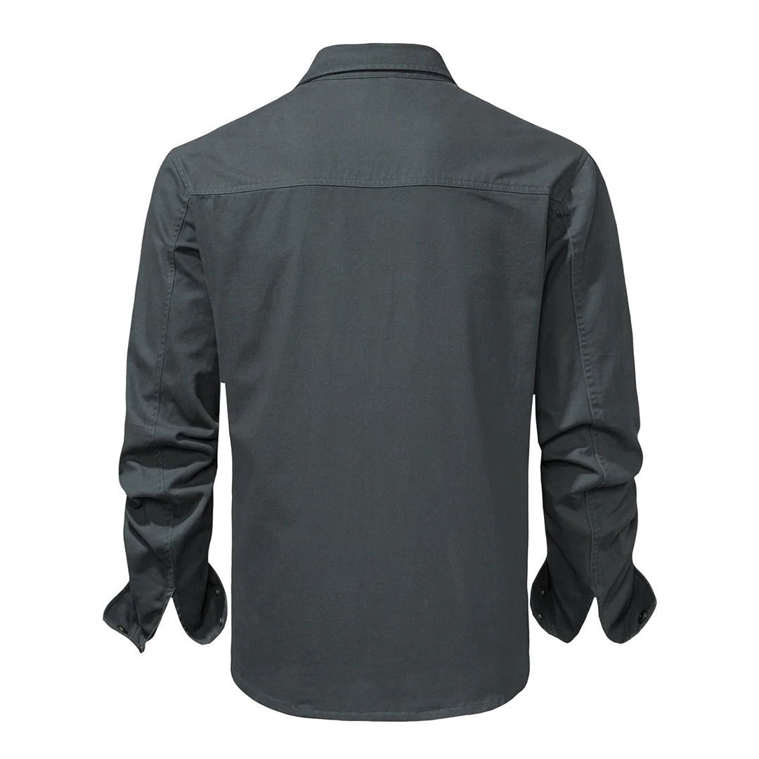 Rugged Men's Shirt - Lars-Grey-S-State of Style