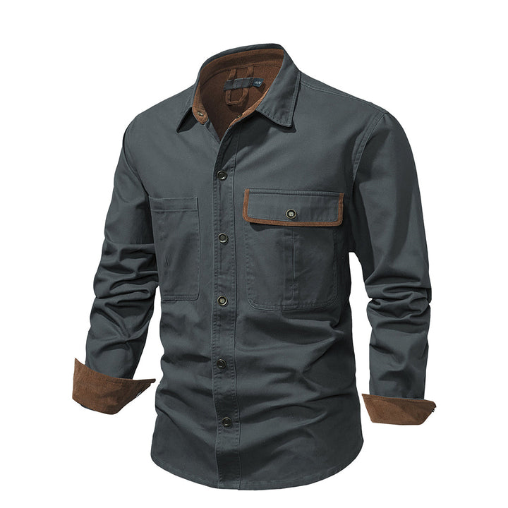 Rugged Men's Shirt - Lars-Grey-S-State of Style