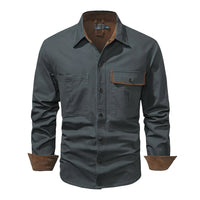 Rugged Men's Shirt - Lars-Grey-S-State of Style