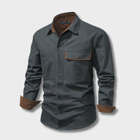 Rugged Men's Shirt - Lars-Grey-S-State of Style