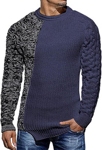 Rugged Men's Sweater – Damian-Blue Grey-M-State of Style