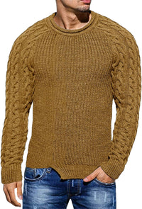Rugged Men's Sweater – Damian-Brown-M-State of Style