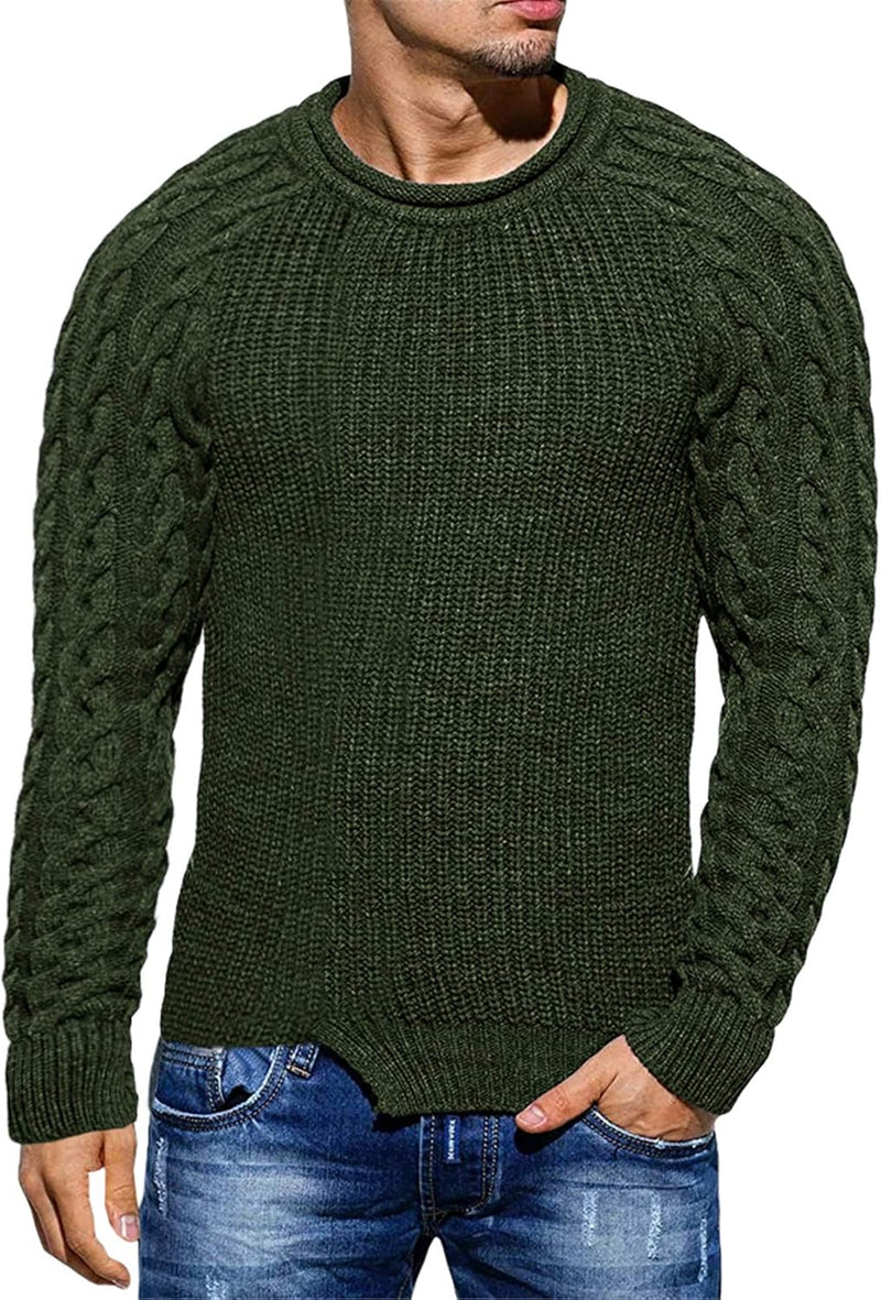 Rugged Men's Sweater – Damian-Green-M-State of Style