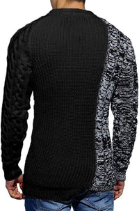 Rugged Men's Sweater – Damian-White Grey-M-State of Style
