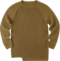 Rugged Men's Sweater – Damian-White Grey-M-State of Style