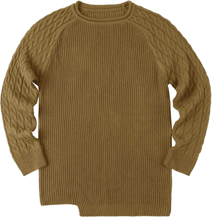 Rugged Men's Sweater – Damian-White Grey-M-State of Style