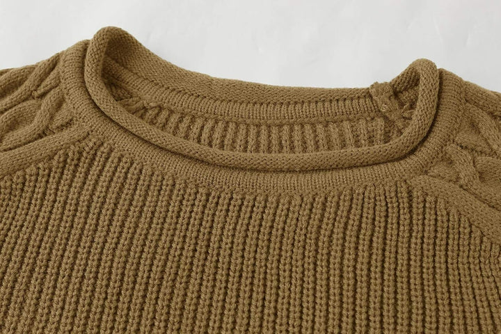 Rugged Men's Sweater – Damian-White Grey-M-State of Style