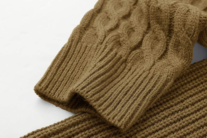 Rugged Men's Sweater – Damian-White Grey-M-State of Style