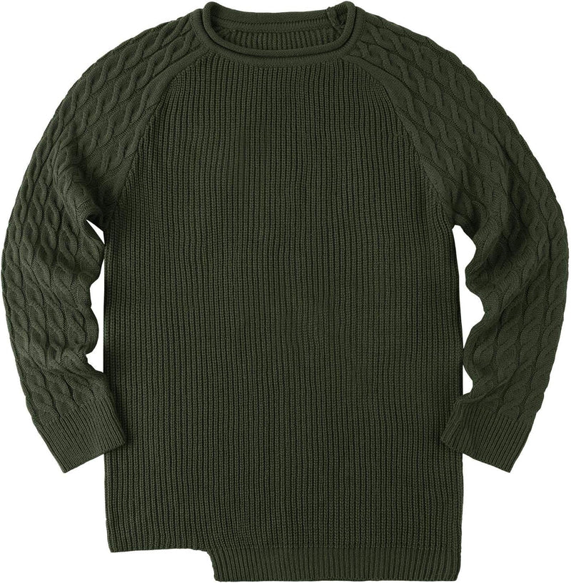 Rugged Men's Sweater – Damian-White Grey-M-State of Style