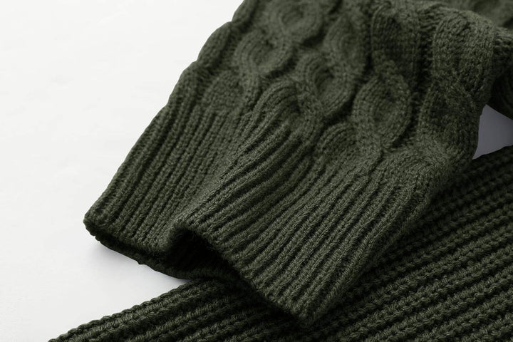 Rugged Men's Sweater – Damian-White Grey-M-State of Style