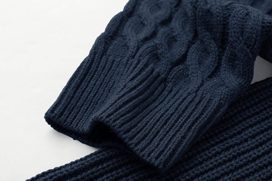Rugged Men's Sweater – Damian-White Grey-M-State of Style