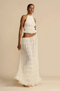 Rugless Chiffon Set – Calysta-White-S-State of Style