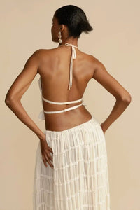 Rugless Chiffon Set – Calysta-White-S-State of Style