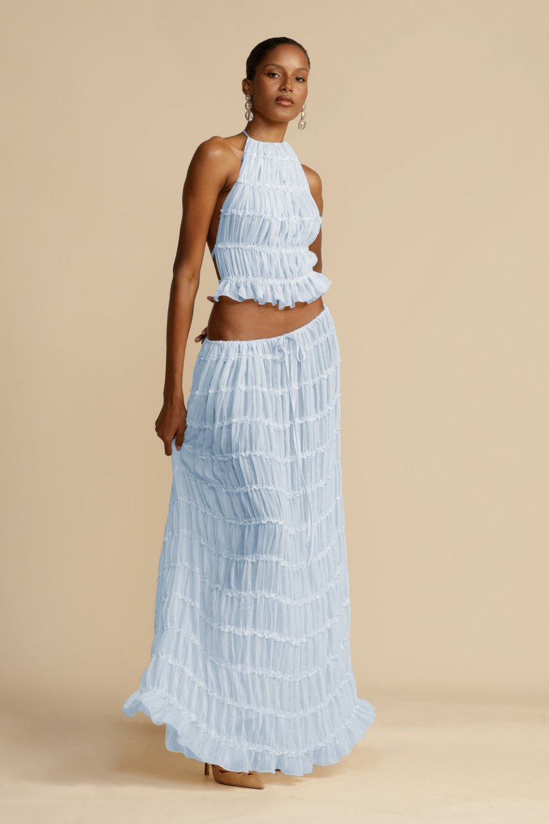 Rugless Chiffon Set – Calysta-White-S-State of Style