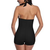 Rugless Ladies' Swimsuit with Padded Cups – Zaya-Red-S-State of Style