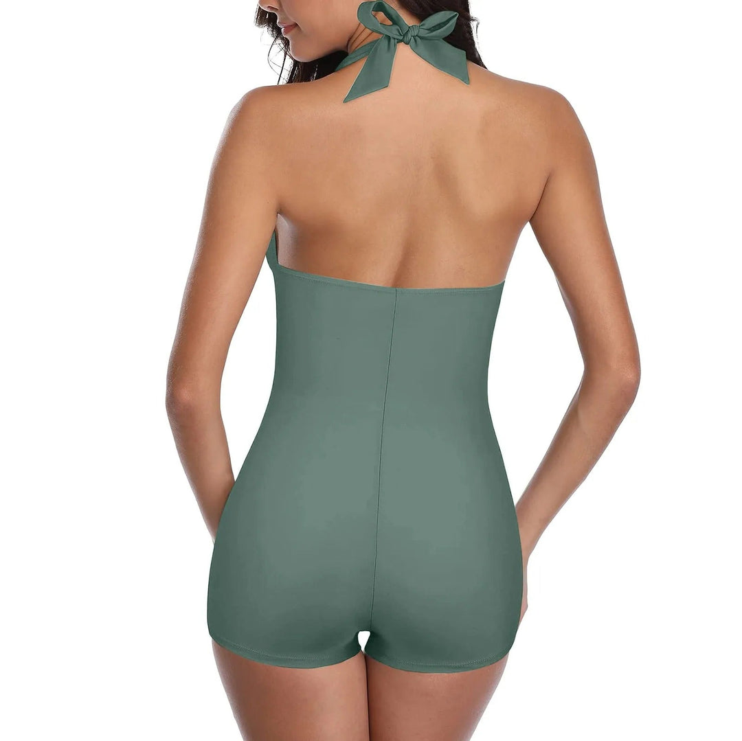 Rugless Ladies' Swimsuit with Padded Cups – Zaya-Red-S-State of Style