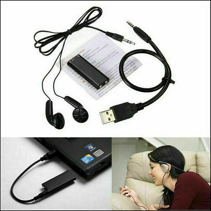 Mini voice recorder with 8GB storage & U-Disk function – Vokaro