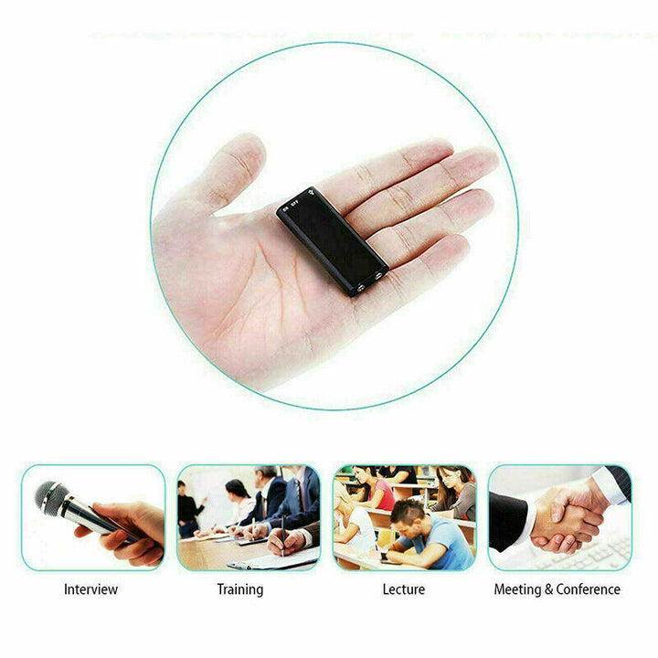 Mini voice recorder with 8GB storage & U-Disk function – Vokaro