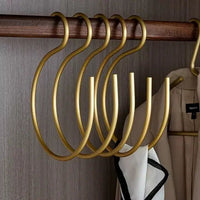 S-shaped Clothes Hangers - FormaS-Gold-State of Style