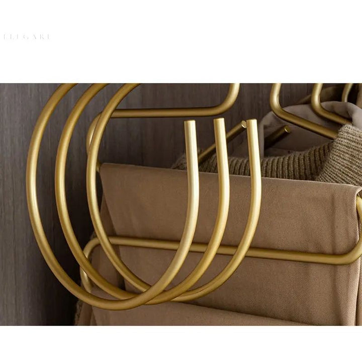 S-shaped Clothes Hangers - FormaS-Gold-State of Style