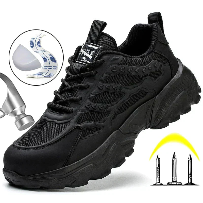 Safety Shoes for Men - TitanGuard-White-5.0-State of Style