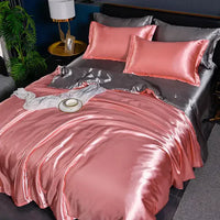 Satin Duvet Cover - Velora-A-1-150X200CM (1.2m Bed)-State of Style