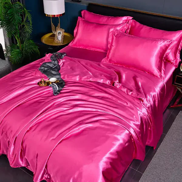 Satin Duvet Cover - Velora-A-12-150X200CM (1.2m Bed)-State of Style