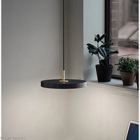 Scandinavian Hanging Lamp with Minimalist Design - Lyssa-White-23cm-White Light-State of Style