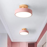 Scandinavian LED Ceiling Lamp - NordWood-Green-State of Style