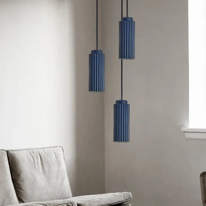 Scandinavian LED pendant lamp - NordicRadiance-Blue-Cool White-State of Style