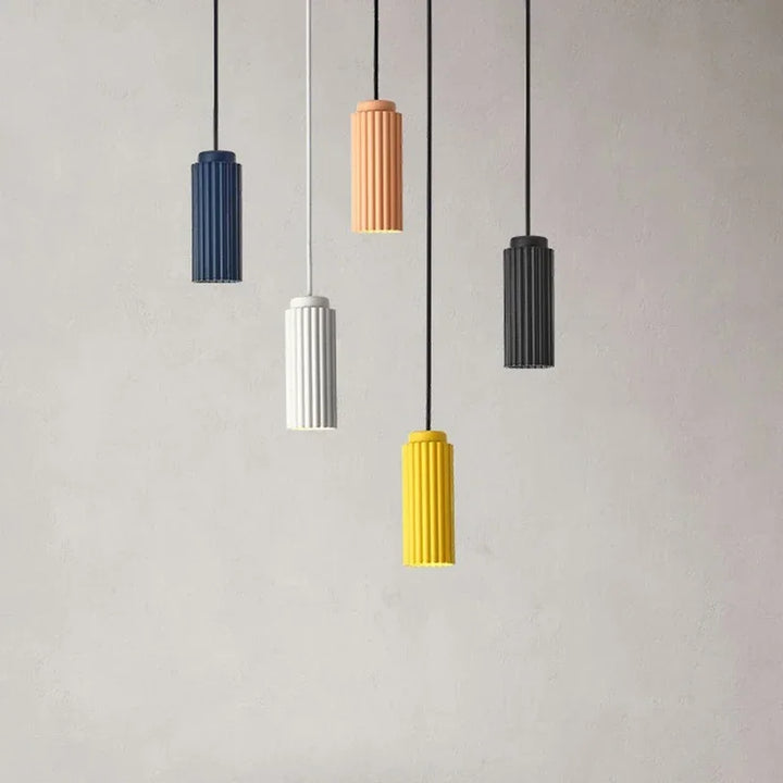 Scandinavian LED pendant lamp - NordicRadiance-Pink-Cool White-State of Style