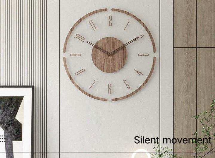 Scandinavian Style Wooden Wall Clock - WoodWave-Design No. 1-State of Style